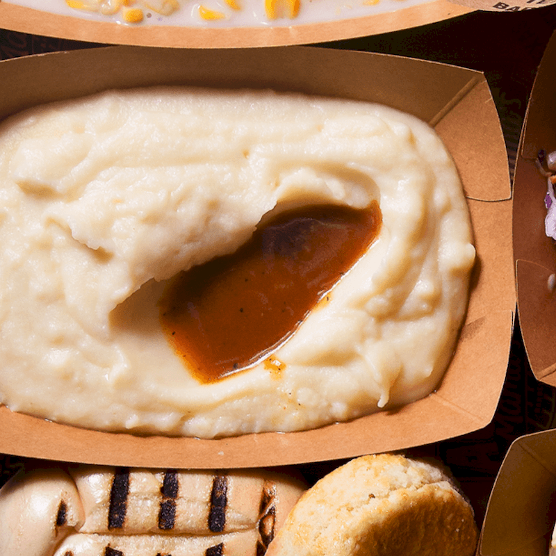 PURE DE PAPAS CON GRAVY